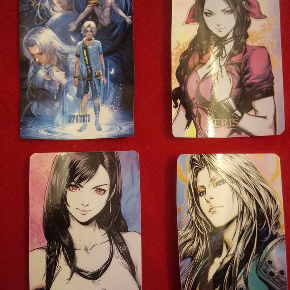 Anime Videogame Gamer Final Fantasy 7 FF7 Stickers Set Of 5! - Picture 1 of 5